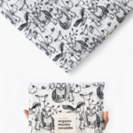 Wee Gallery Organic Muslin Swaddle- Forest