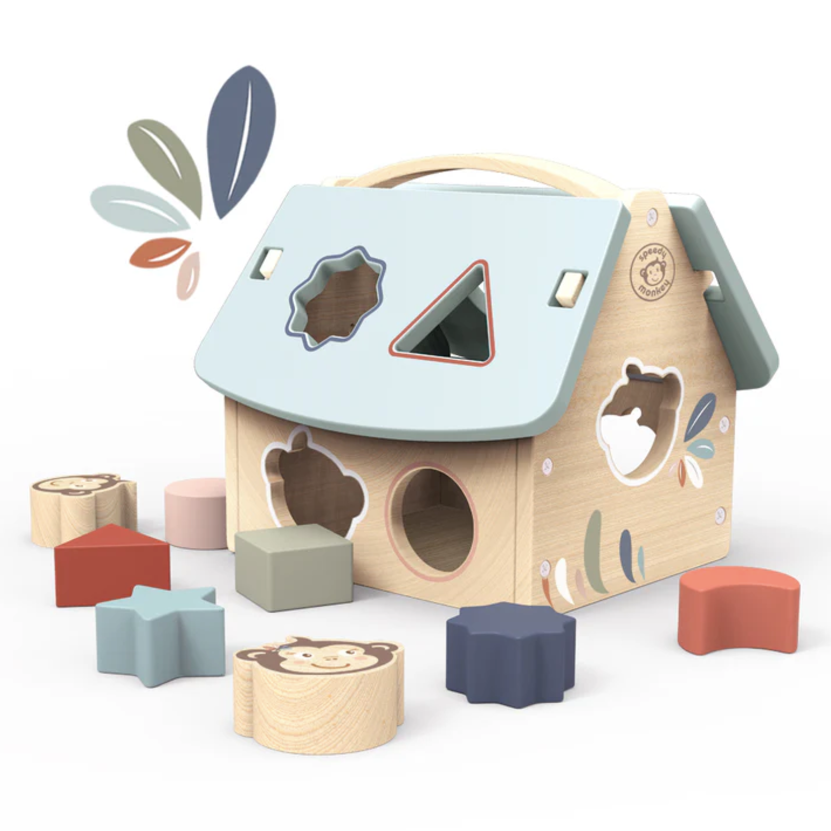 Speedy Monkey House Shape Sorter
