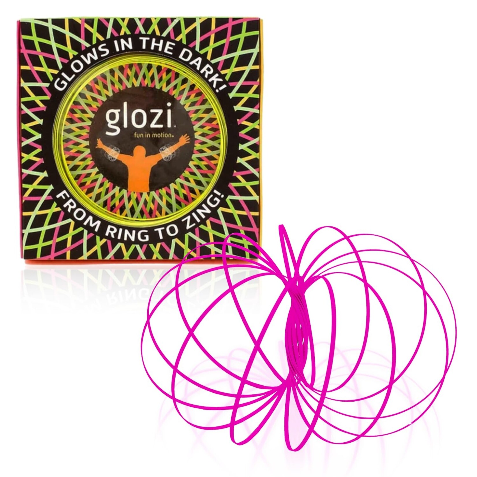 Fun in Motion Mozi & Glozi Flow Toy- Glow Pink
