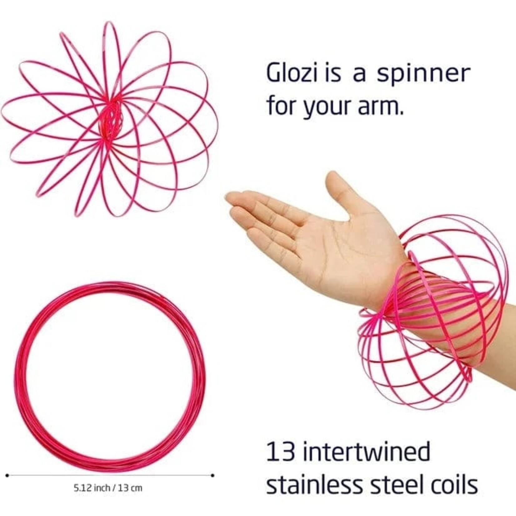 Fun in Motion Mozi & Glozi Flow Toy- Glow Pink