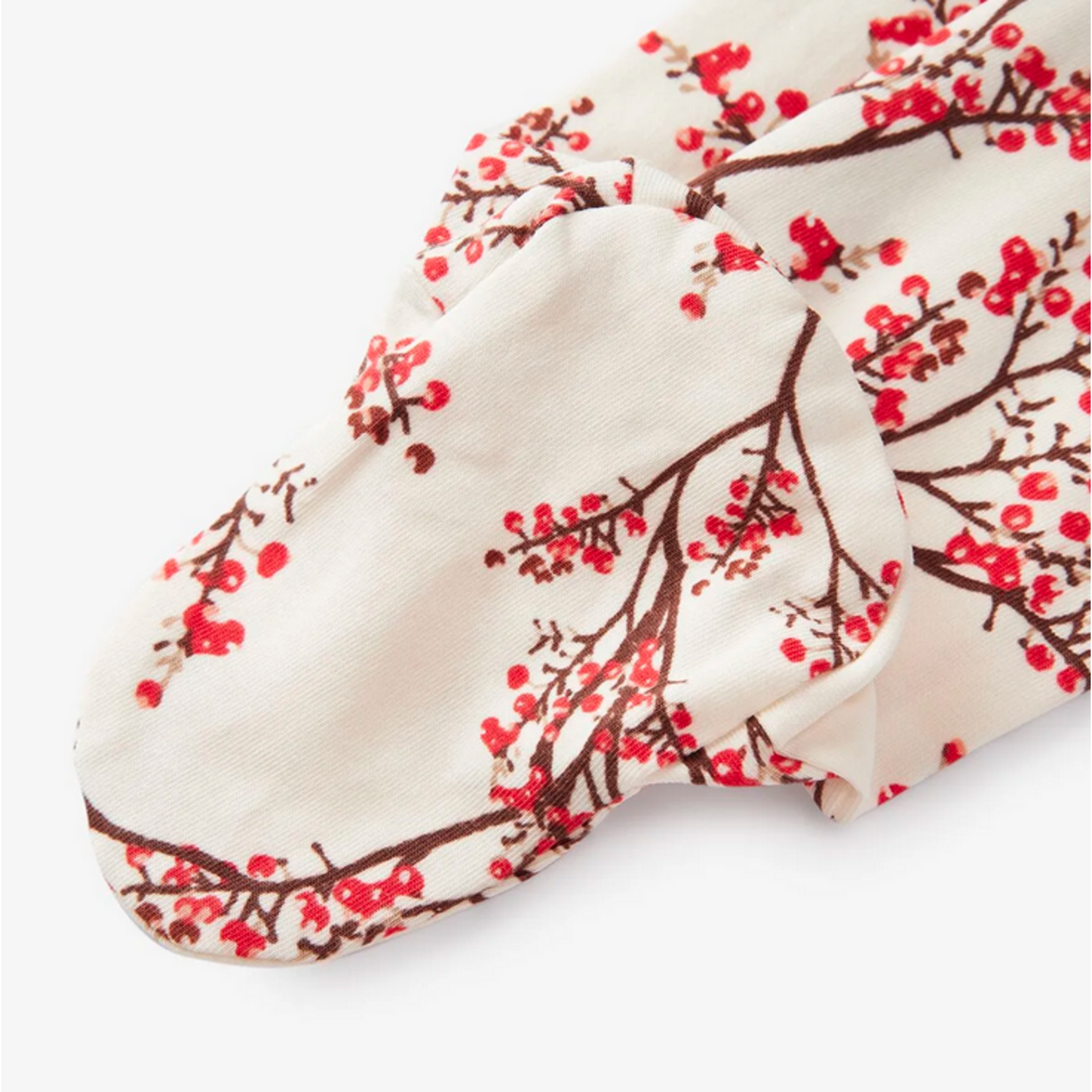 Cotton Stretch Zipper Footed Romper Winterberry (3-6M)