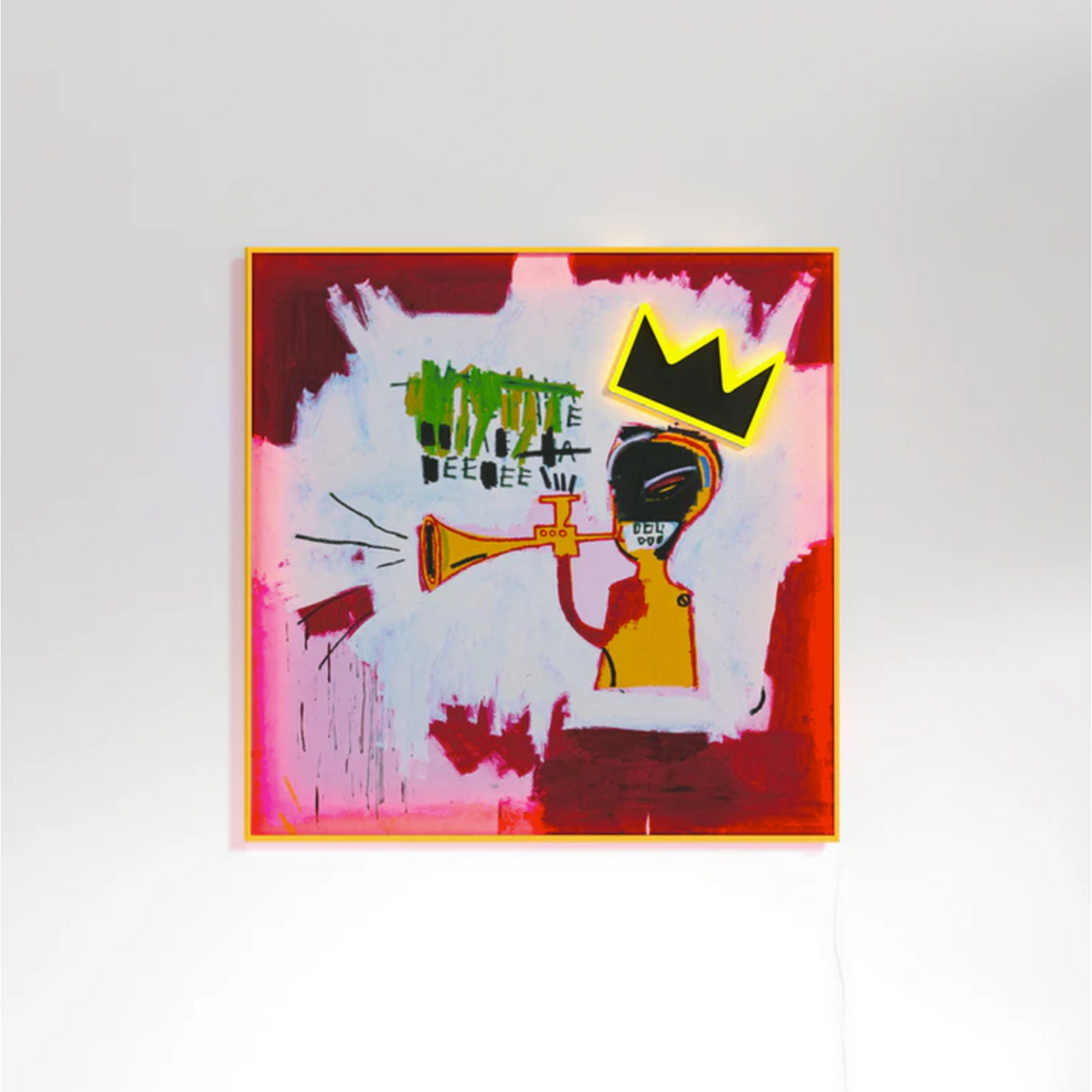 Yellowpop USA Trumpet Painting Neon Sign