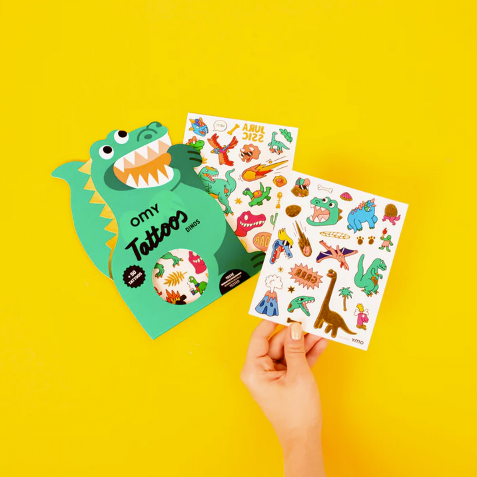 Dino Temporary Tattoos