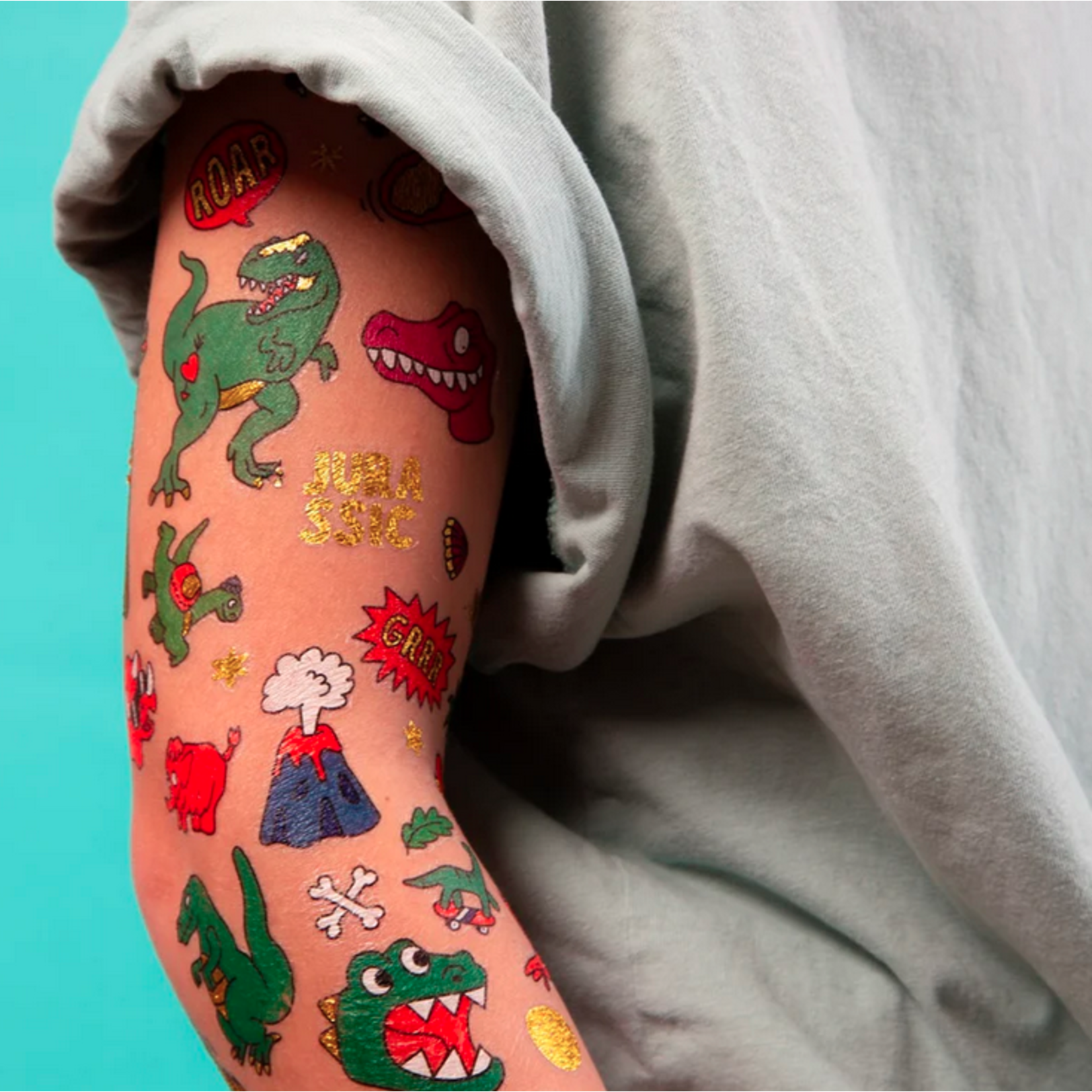 Dino Temporary Tattoos