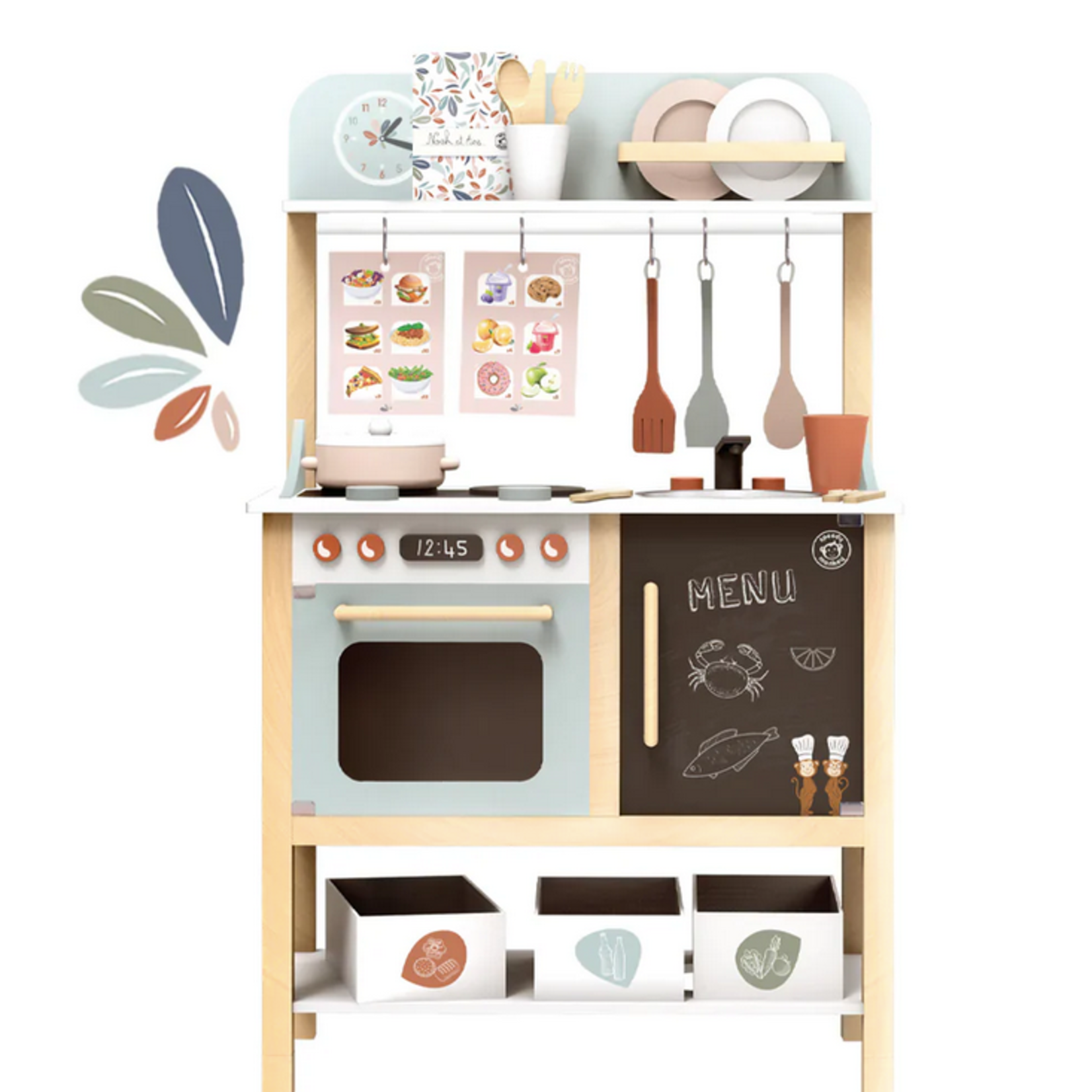 Speedy Monkey Kitchen Party Wooden Full Kitchen Set