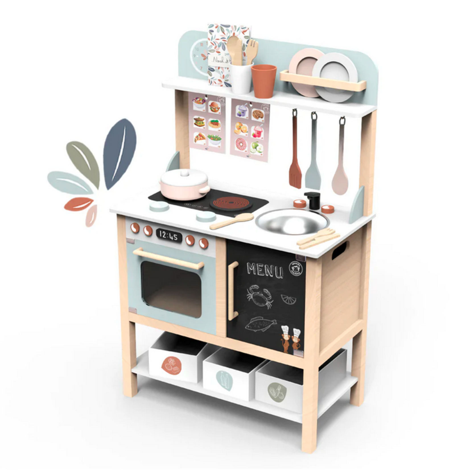 Speedy Monkey Kitchen Party Wooden Full Kitchen Set