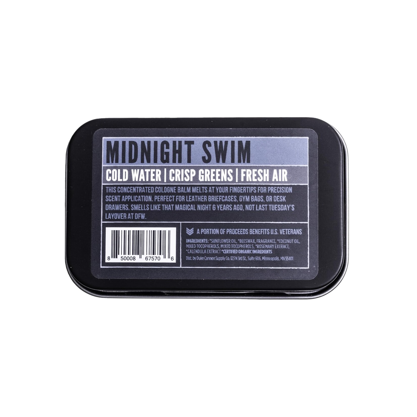 Duke Cannon Solid Cologne Midnight Swim