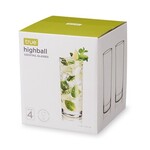 TRUE Brands Savoy Highball Glasses SET OF 4