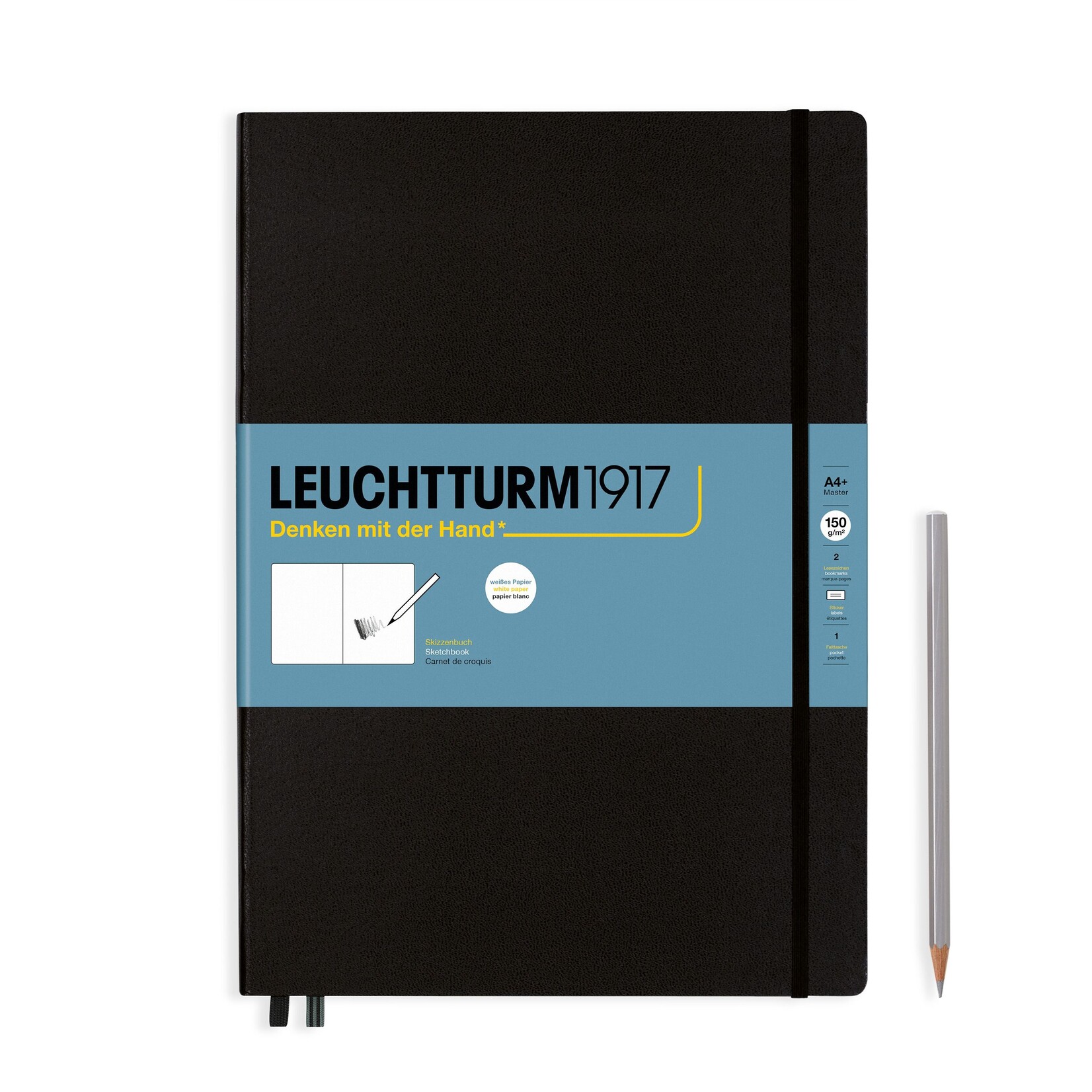 Leuchtturm1917 Master (A4+) Sketchbook- Black