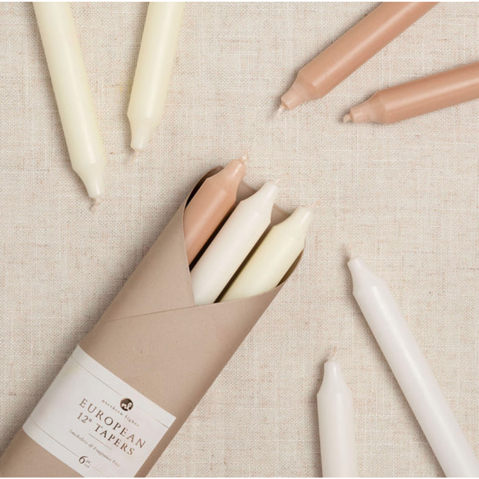 Linen Closet Taper Candles Gift Pack