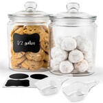 Kook Kook Glass Kitchen Jar Set of 2