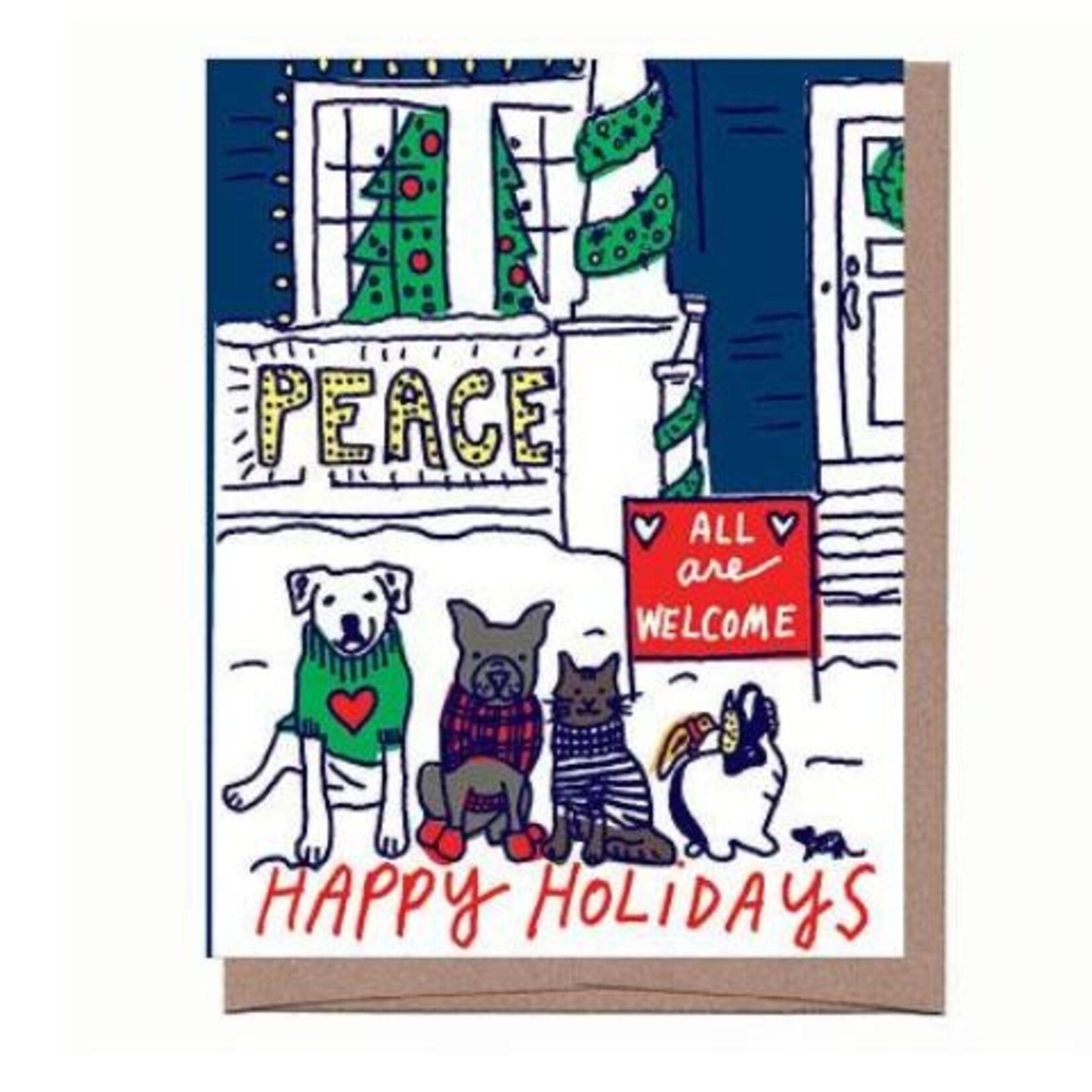 All Are Welcome Holiday Box Cards 8pk