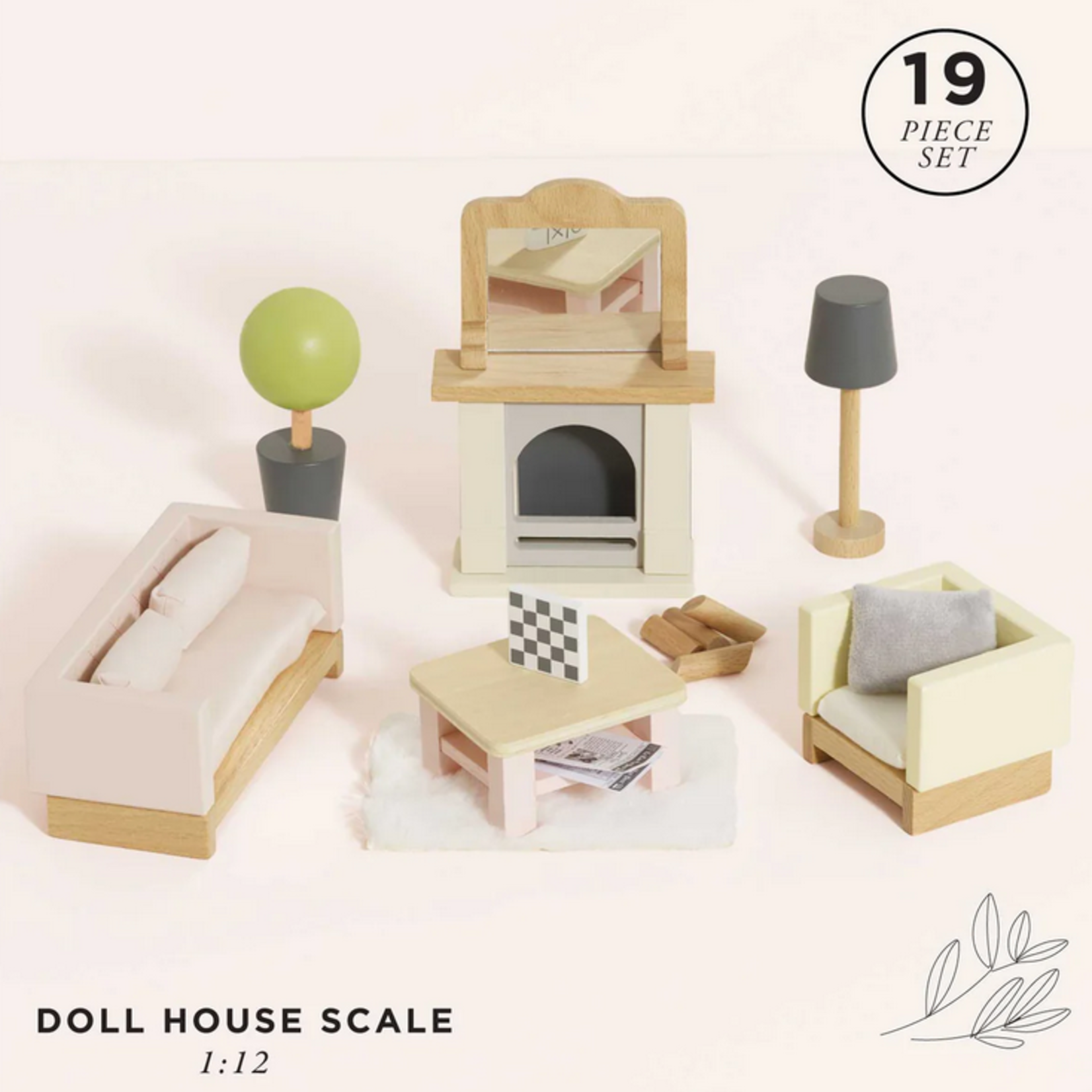 Le Toy Van Wooden Doll House Living Room Furniture