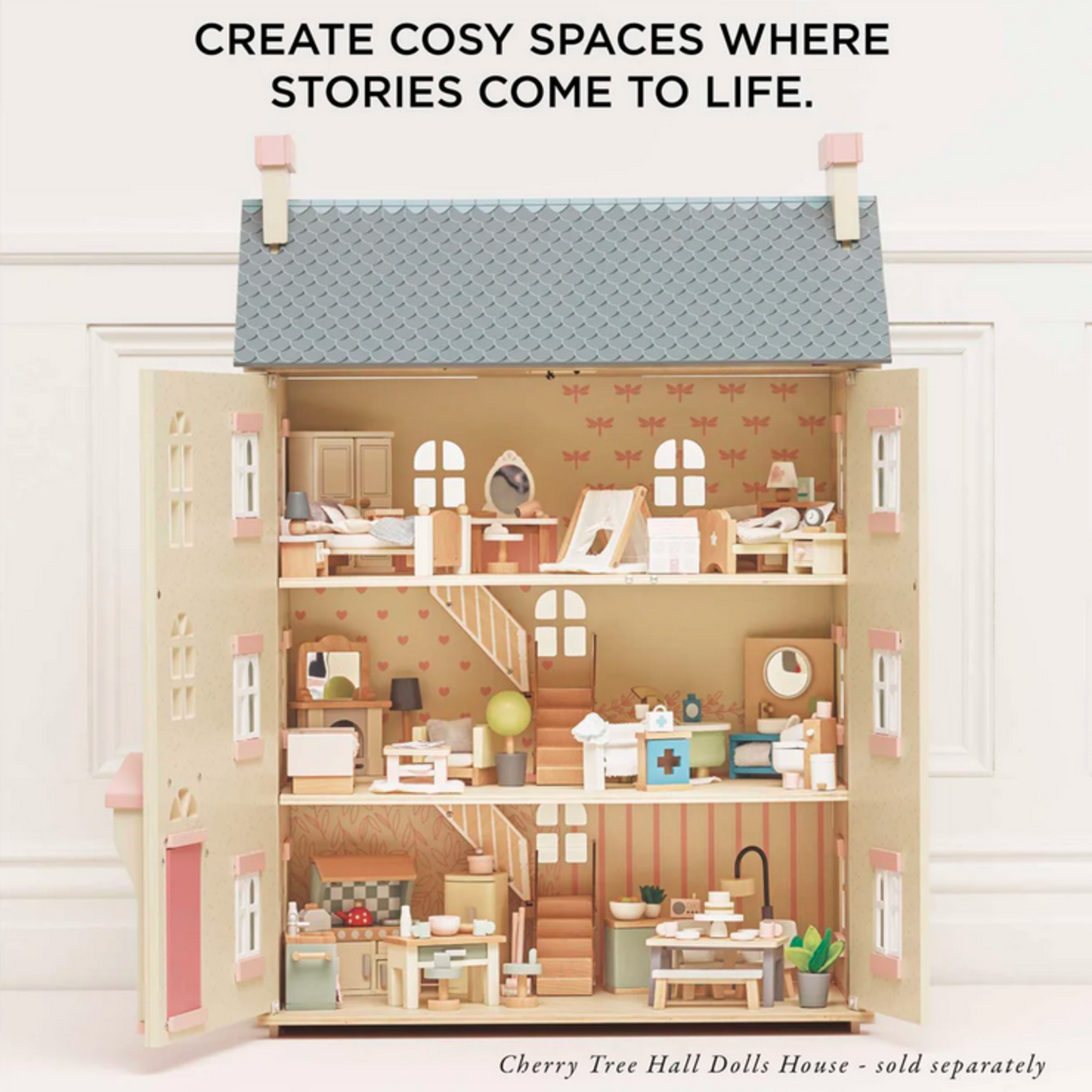 Le Toy Van Wooden Doll House Living Room Furniture