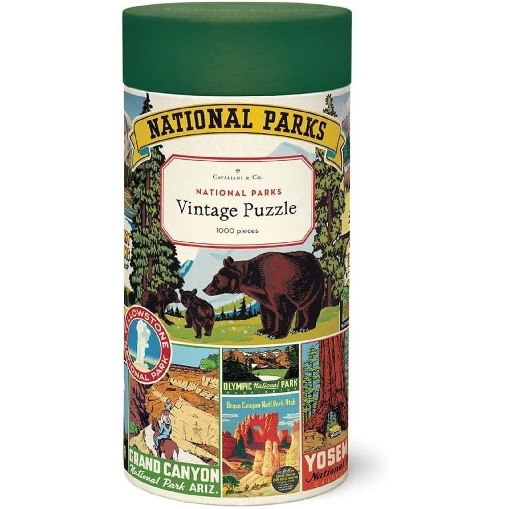 Cavallini Papers National Parks 1000 pc Puzzle