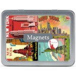 Cavallini Papers New York Magnets Tin Set of 24