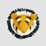 Mini Felt Tiger Head