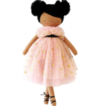 ALIMROSE Halle Ballerina Doll (Light Brown & Ebony)
