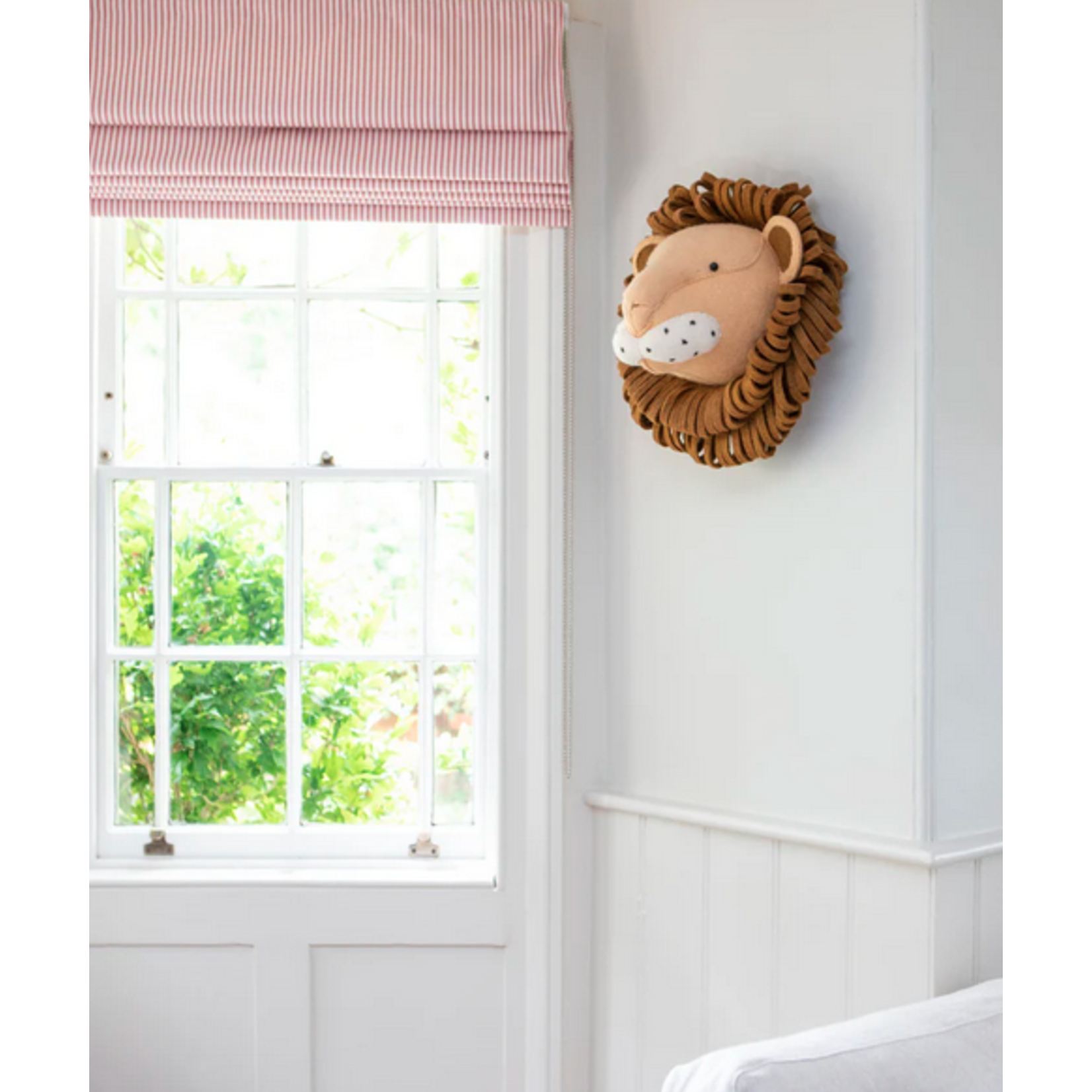 Gold Felt Lion Head