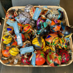 Peace and Riot peace + RIOT  Home Ankara Ornaments Small