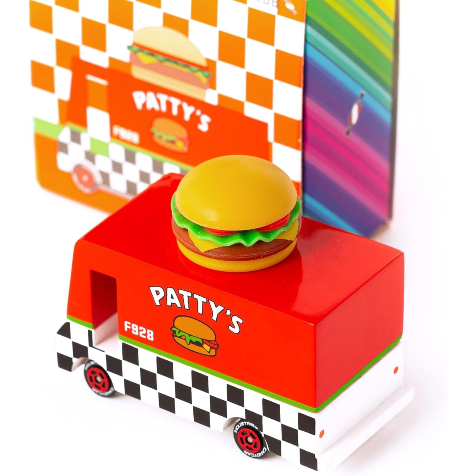 Candylab Toys Wooden Hamburger Van