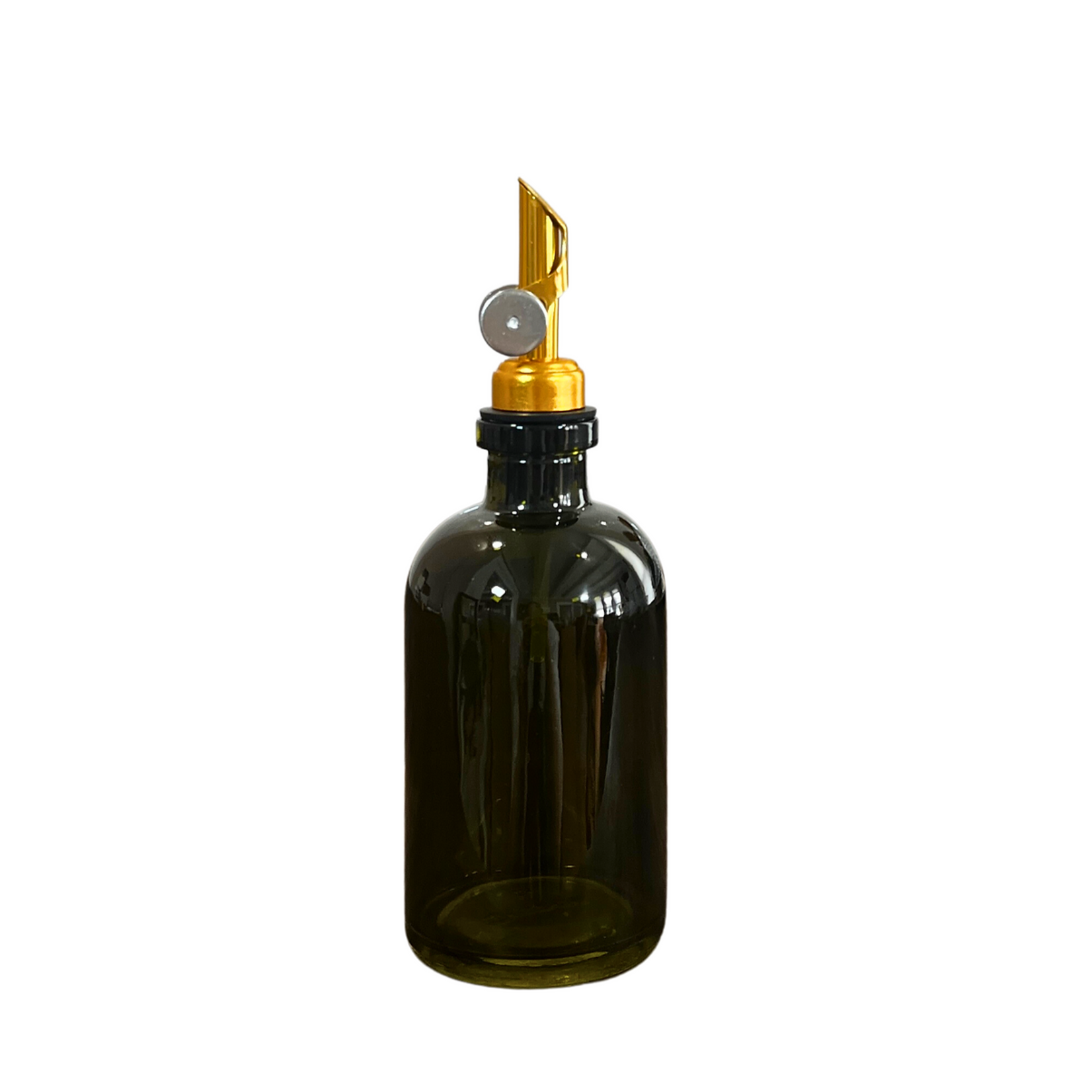 The Bottle Shoppe 8-ounce Vintage Green Glass Bottle w/ Spout