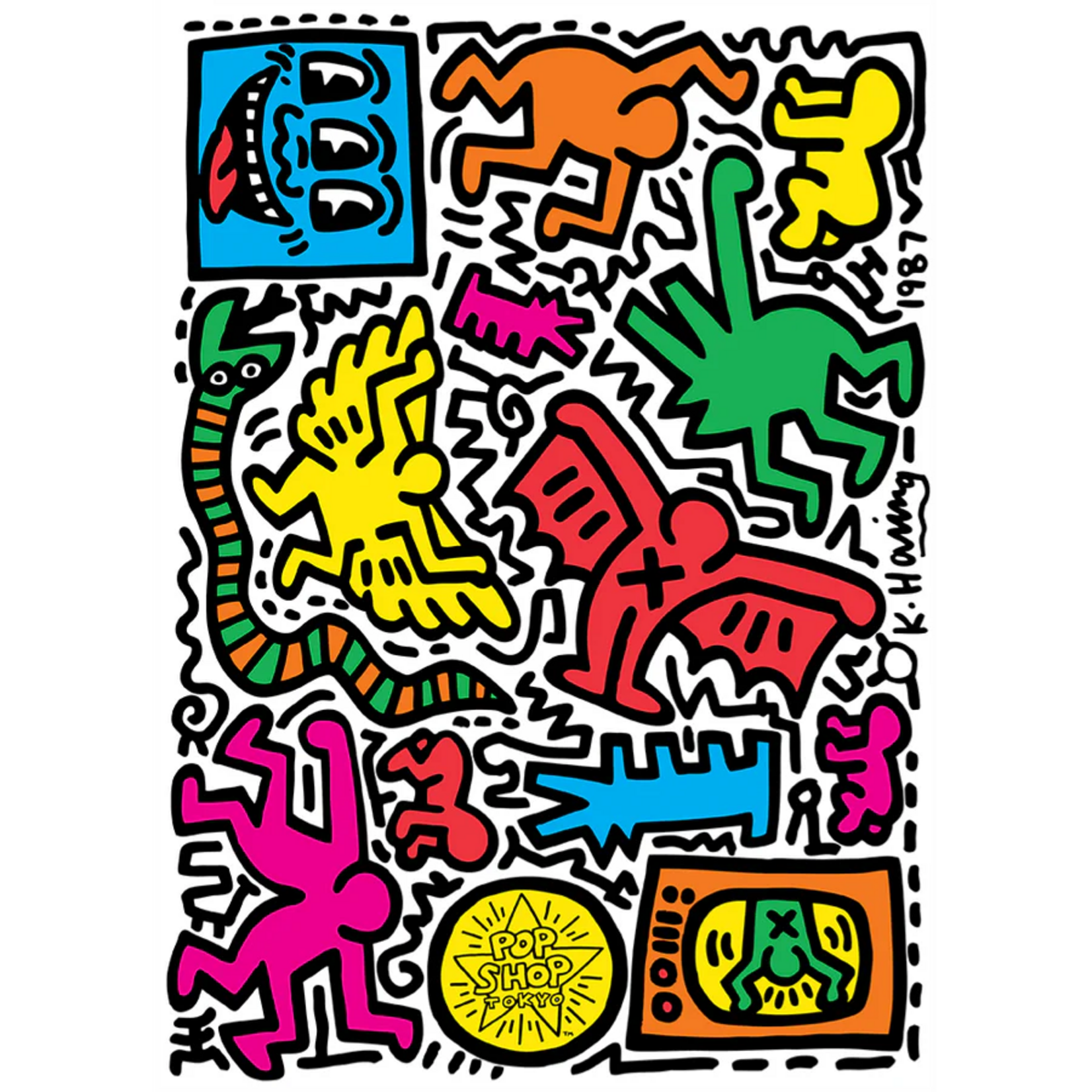 Apply Stickers Pop Shop Tokyo (Keith Haring) Sticker Sheet