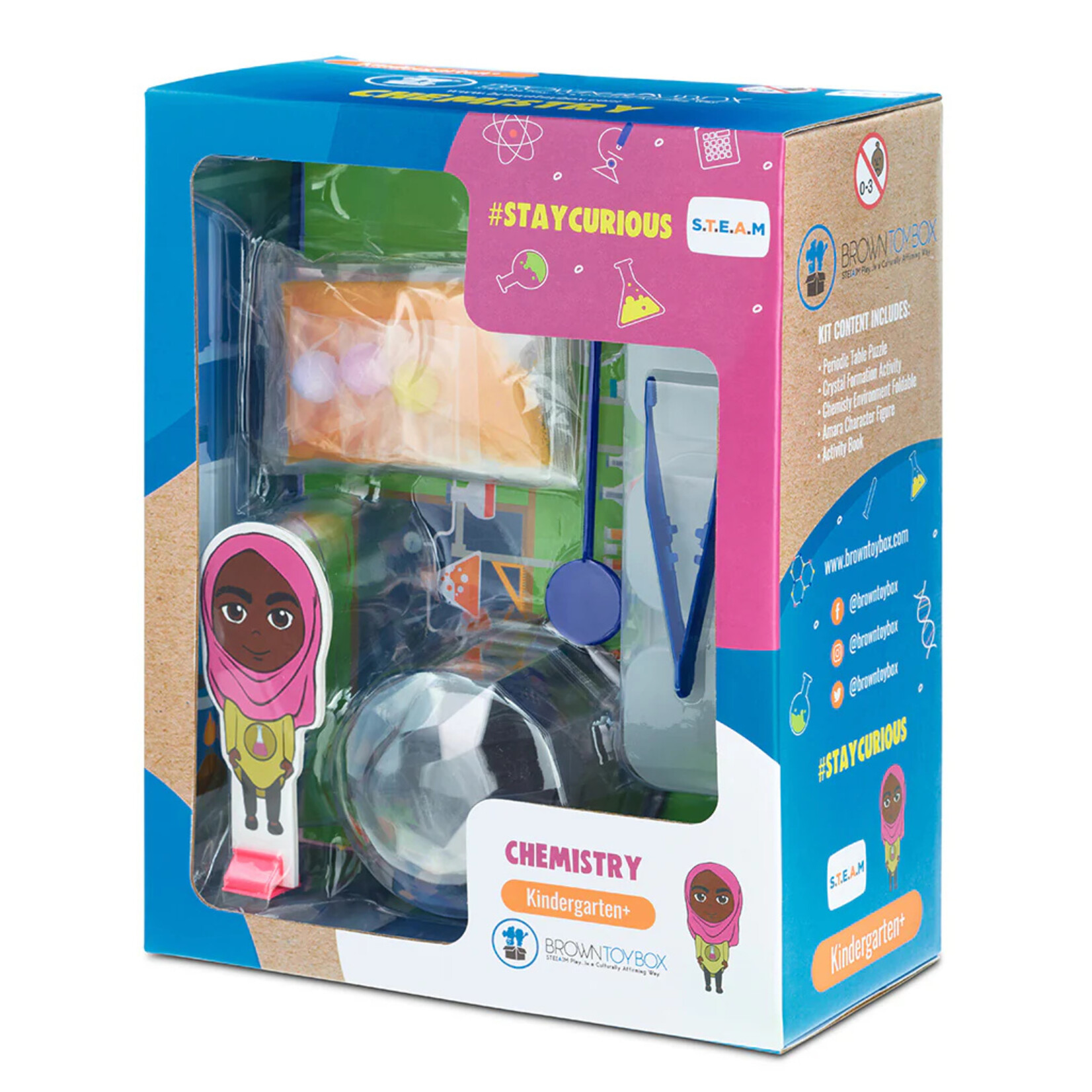 Brown Toy Box Chemistry STEAM Kit