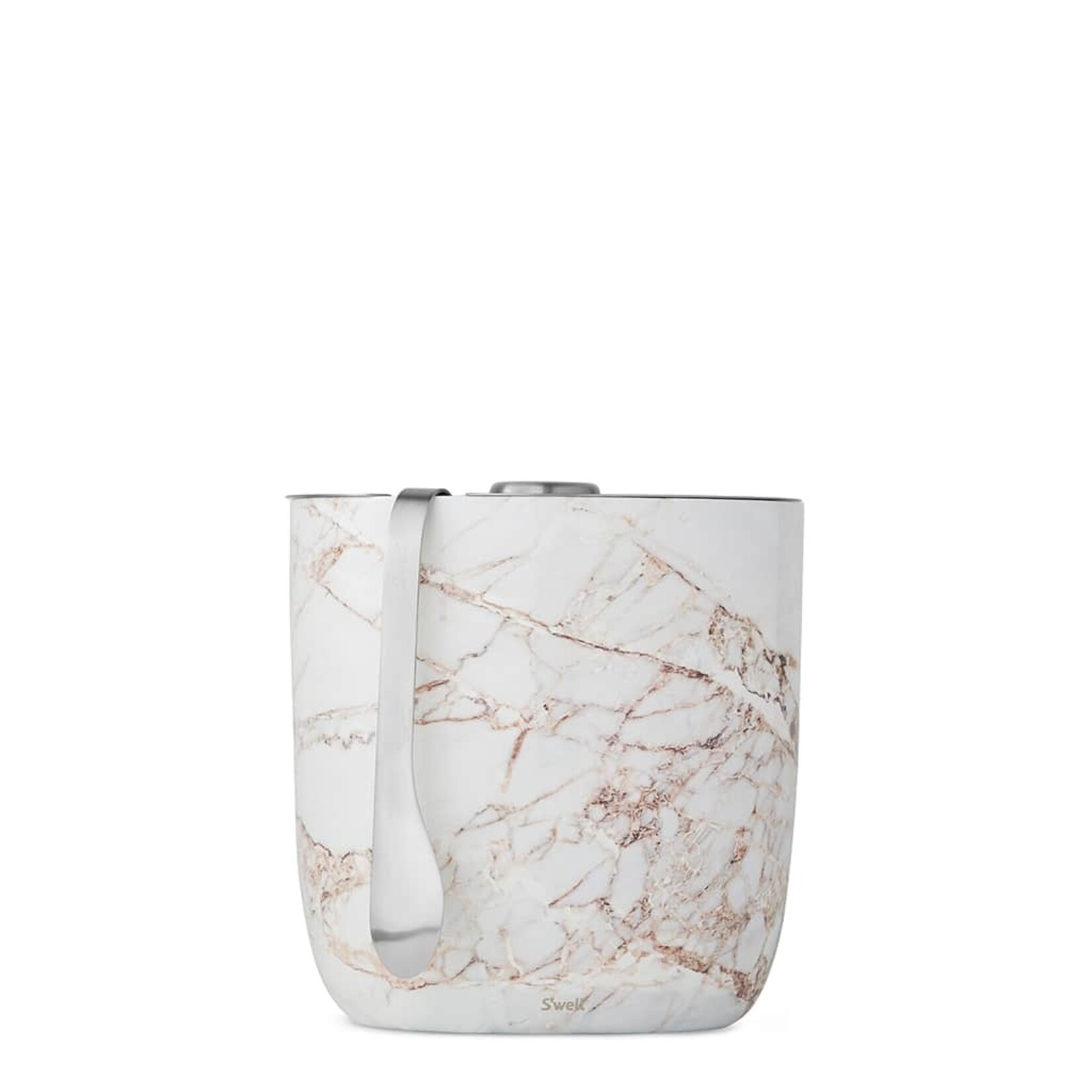68oz Calacatta Gold Ice Bucket and Tongs