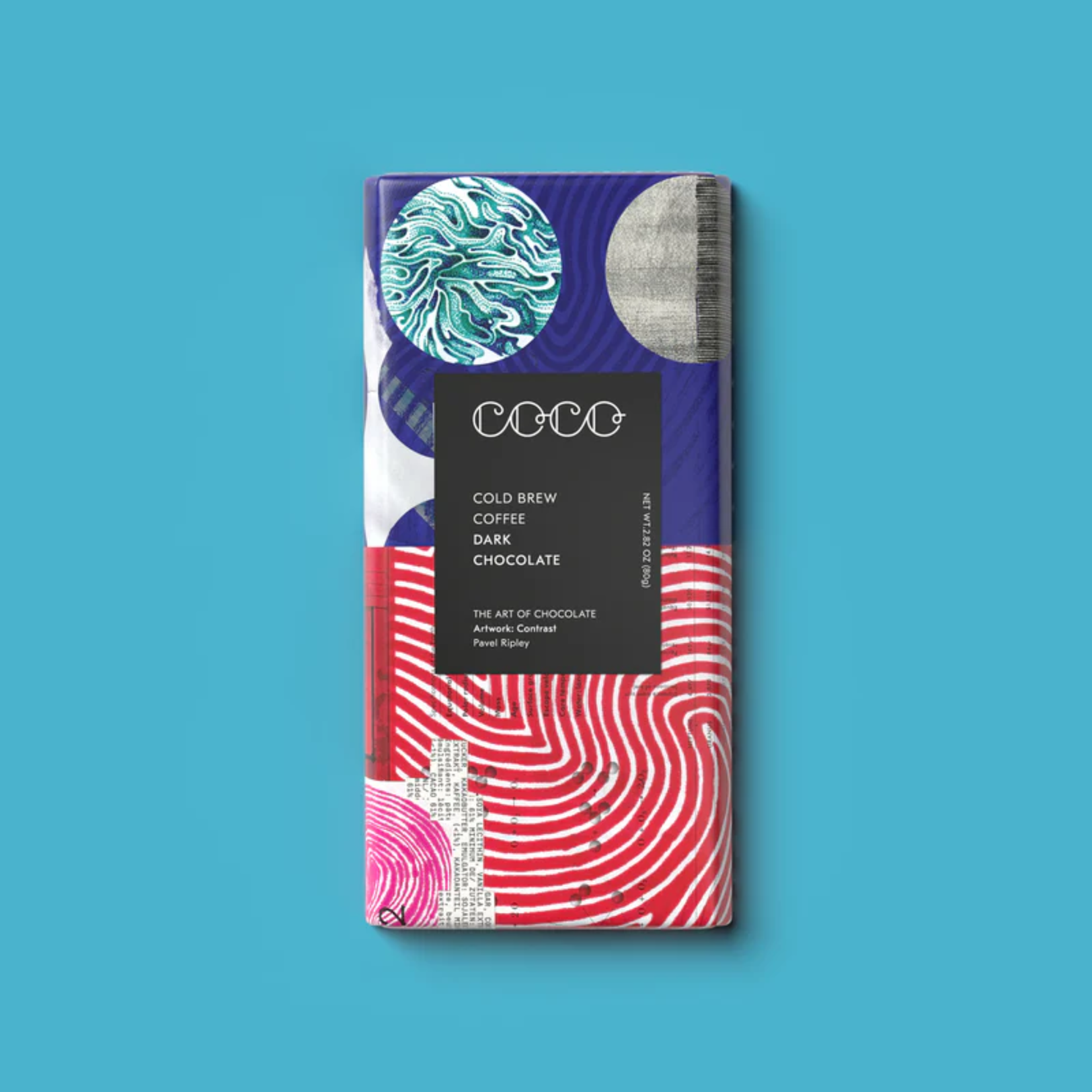 COCO Chocolatier Cold Brew Coffee Dark Chocolate Bar