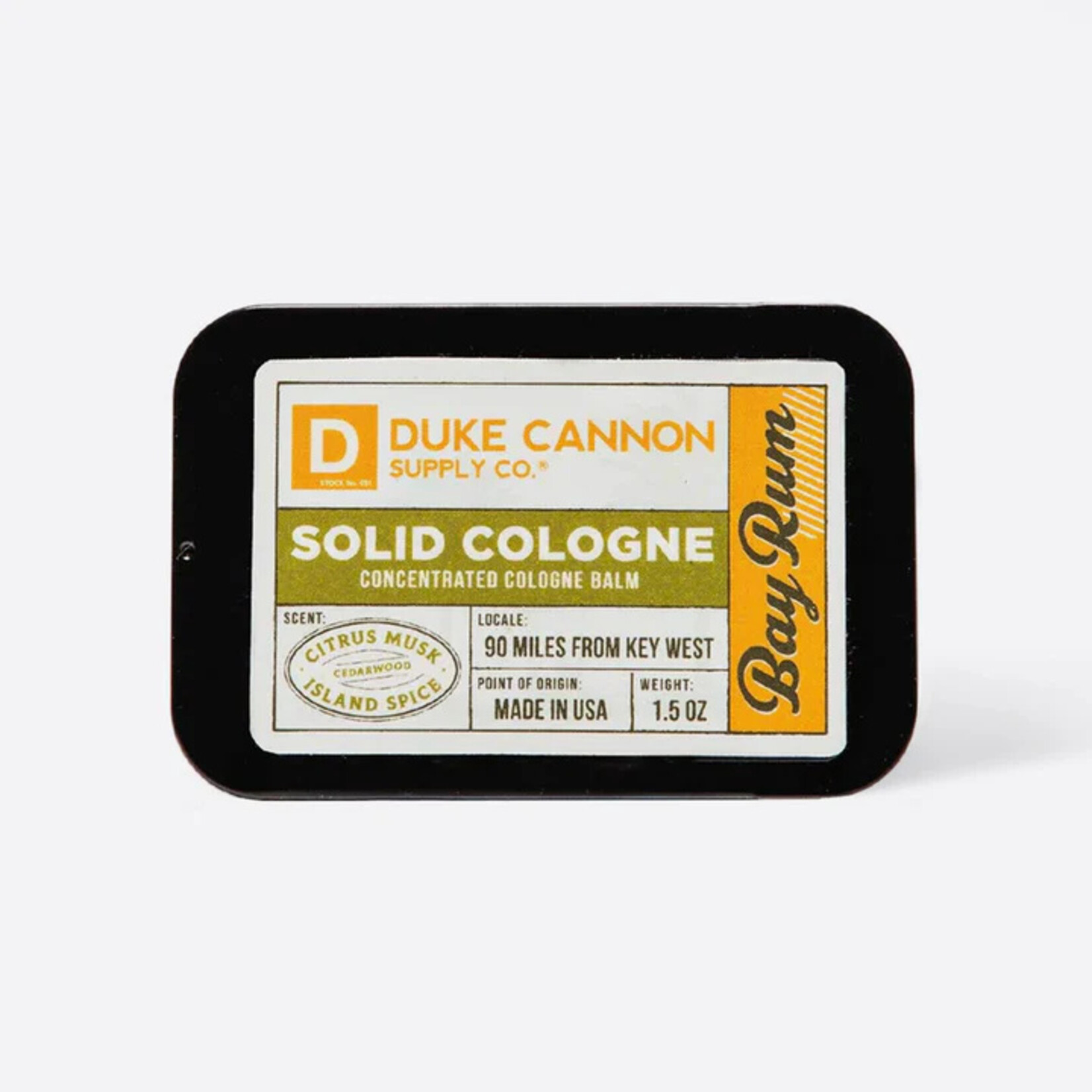Duke Cannon Solid Cologne Bay Rum