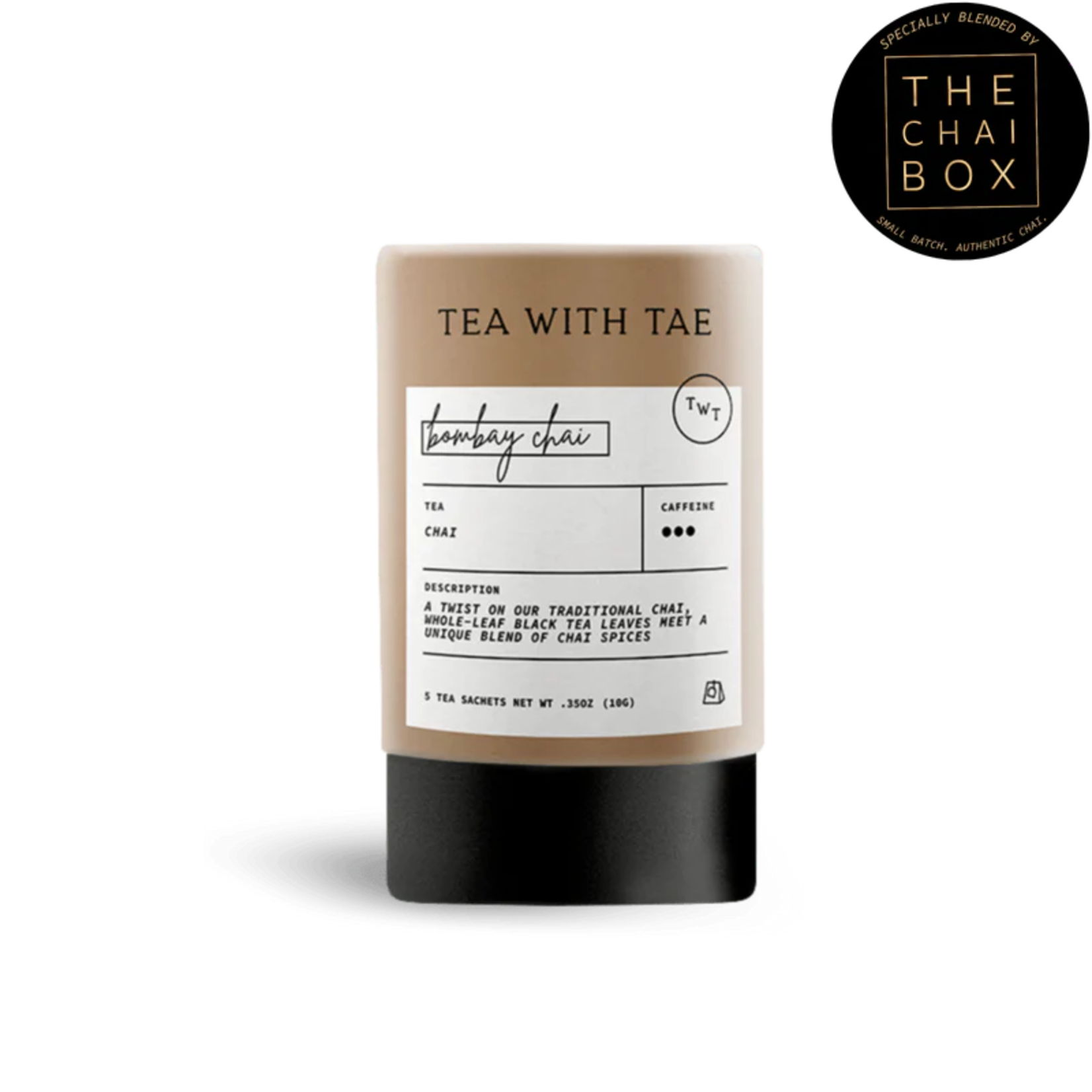 Tea with Tae Bombay Masala Chai Mini Tea Tube