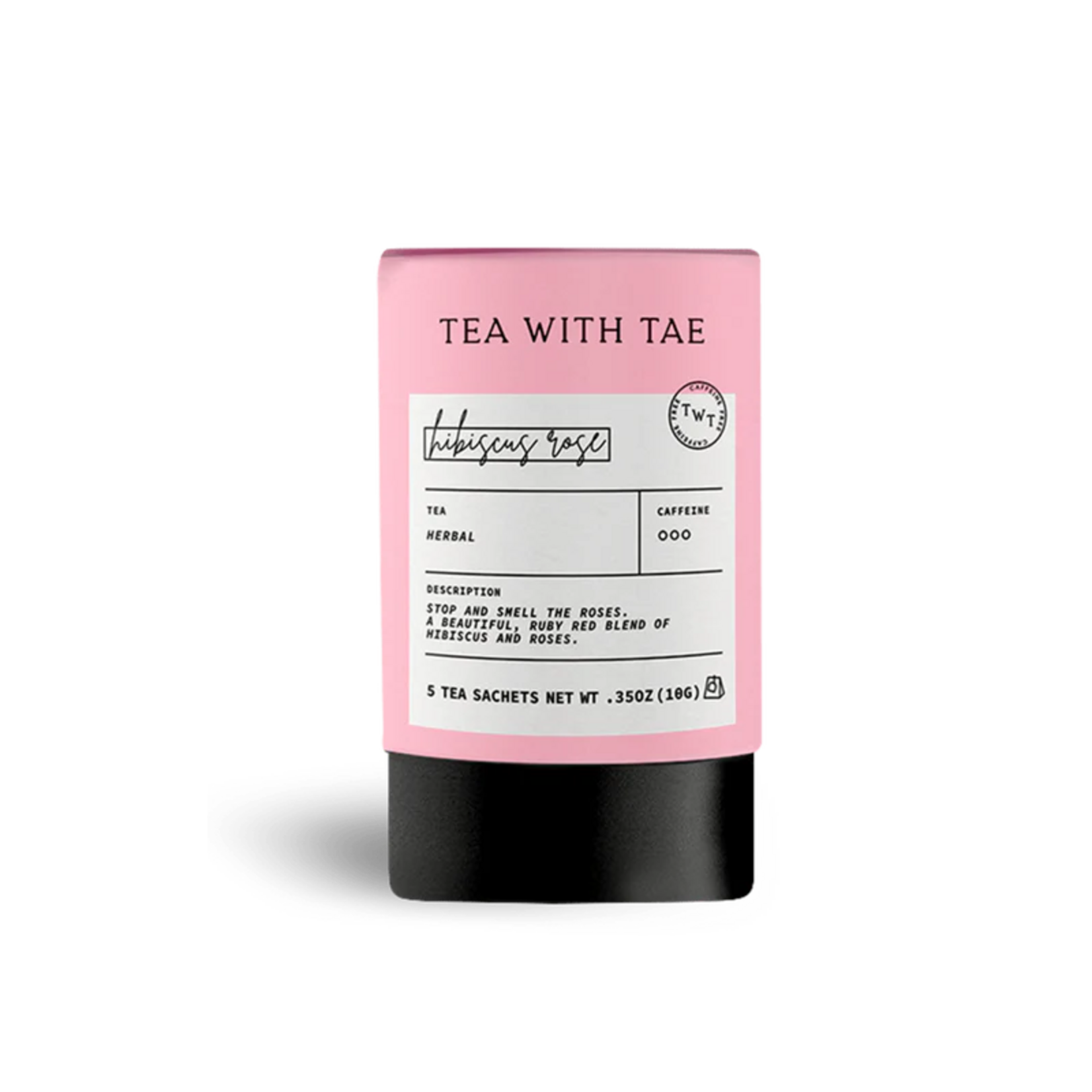 Tea with Tae Hibiscus Rose Herbal Mini Tea Tube