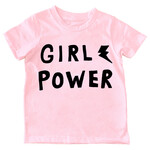 Orangeheat Girl Power Kids Cotton Tee - Pink