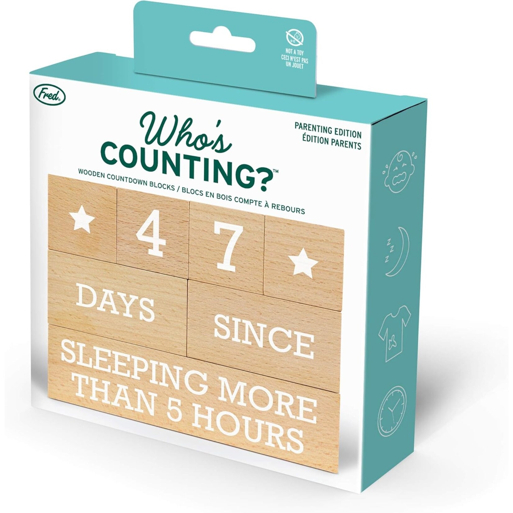 Who's Counting Wooden Parenting Blocks