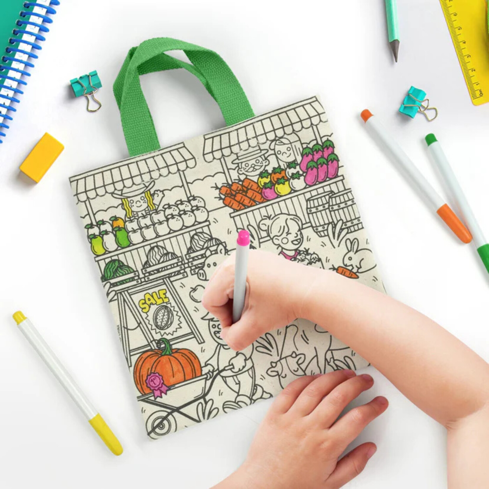 Kit & Cadoodle Color in Tote Bag