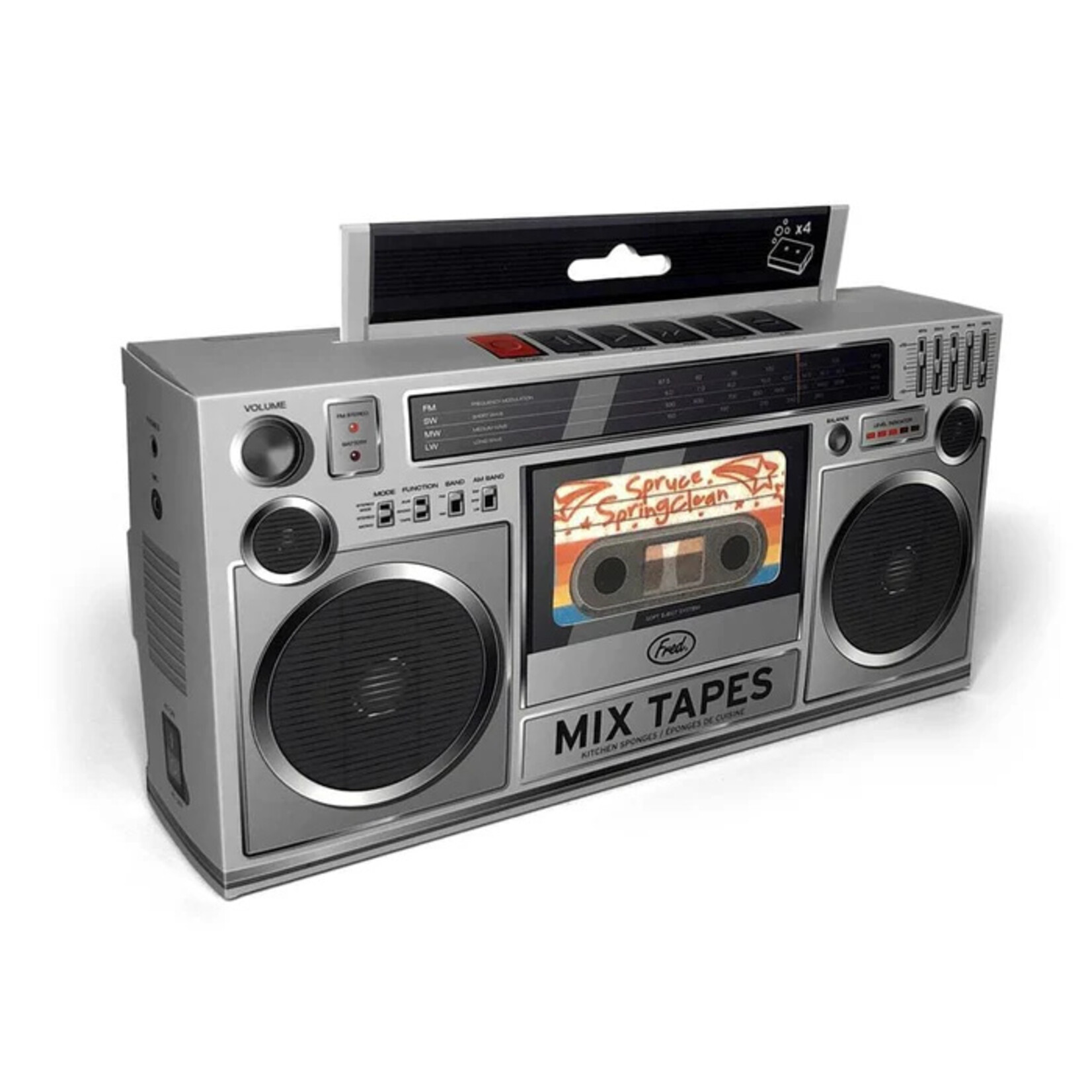 Mix Tape Sponge SET OF 4