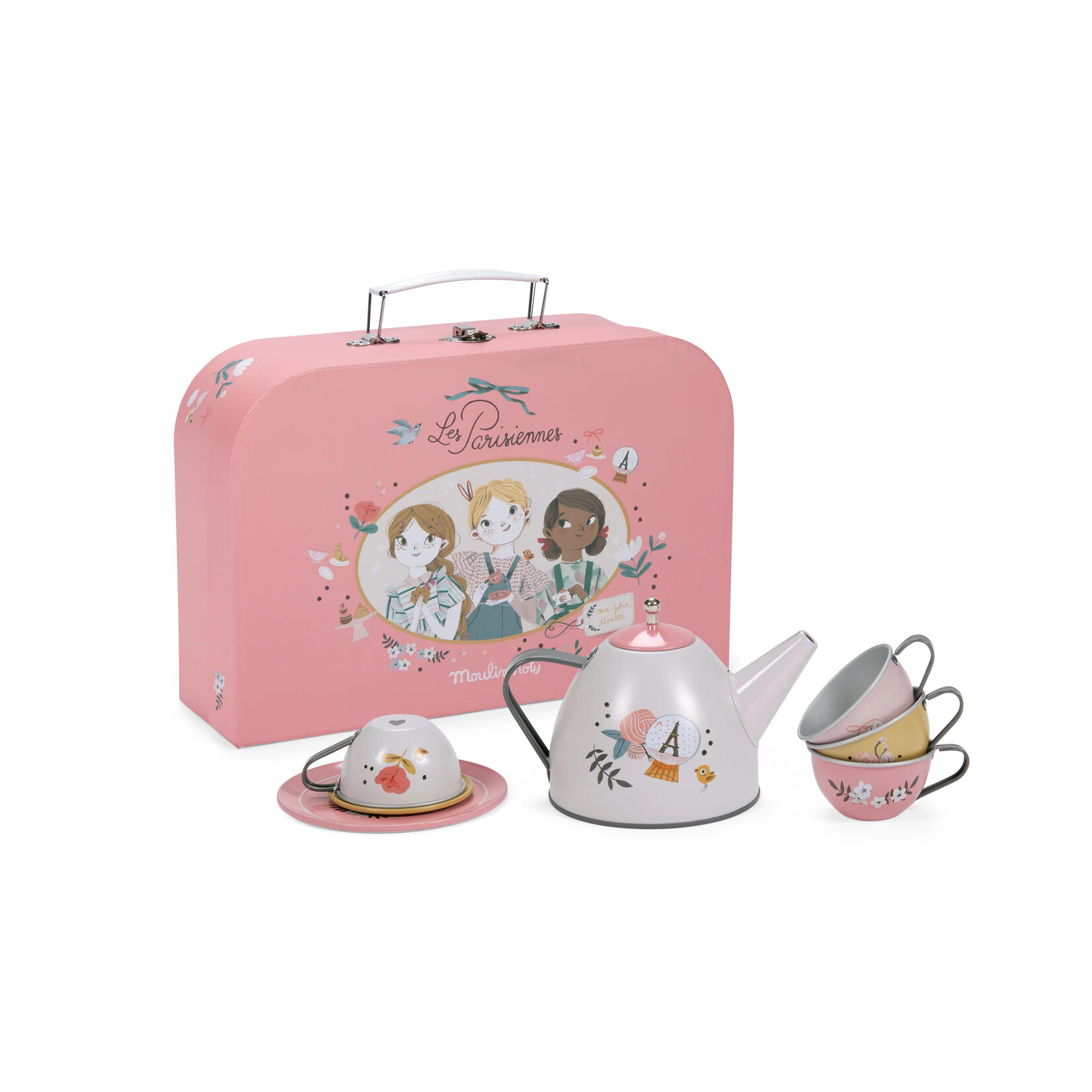 Speedy Monkey Suitcase Tea Party Set - The Parisiennes