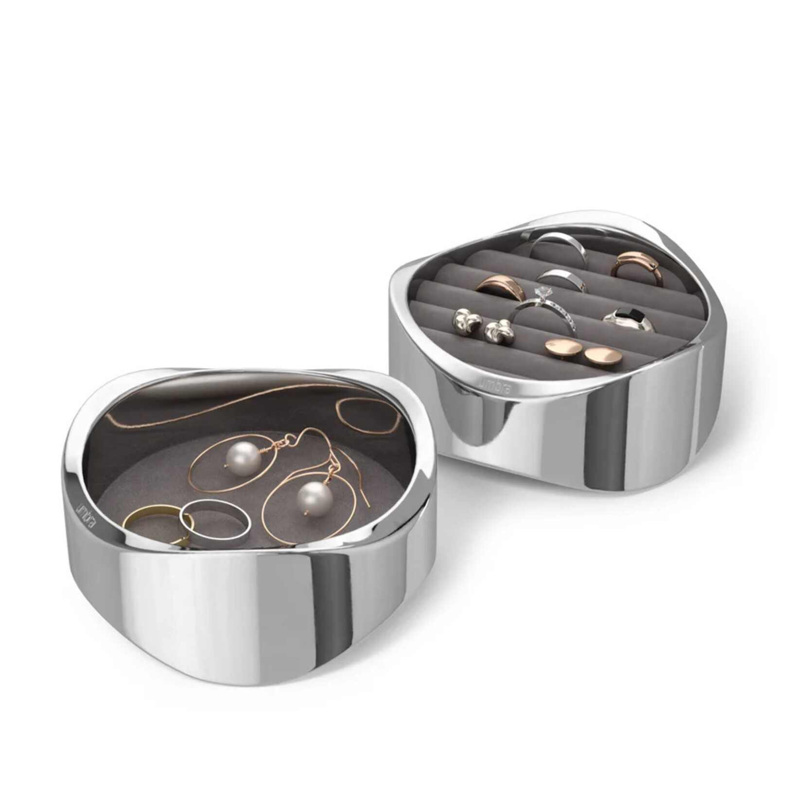 Wavy Chrome Jewlery Organizer