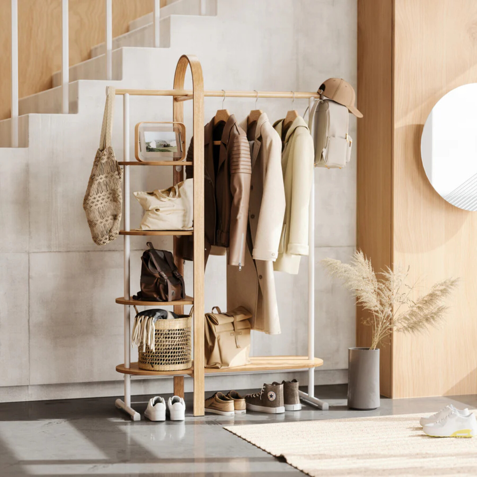 Bellwood Garment Rack- Natural