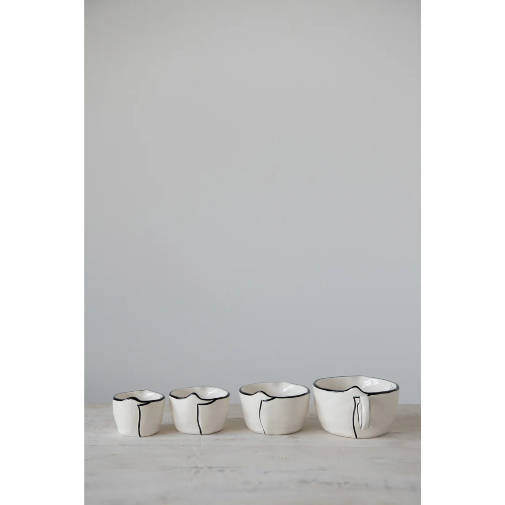 Creative Co-Op Stoneware Measuring Cups SET OF 4