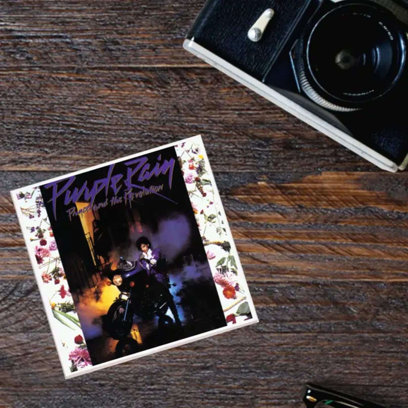 Lucky Mfg. Prince 'Purple Rain' Album Coaster