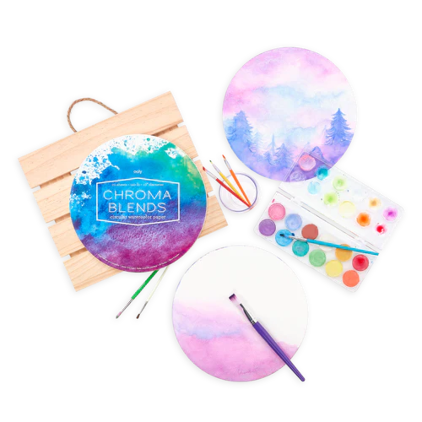 OOLY Chroma Blends Circular Watercolor Paper Pad