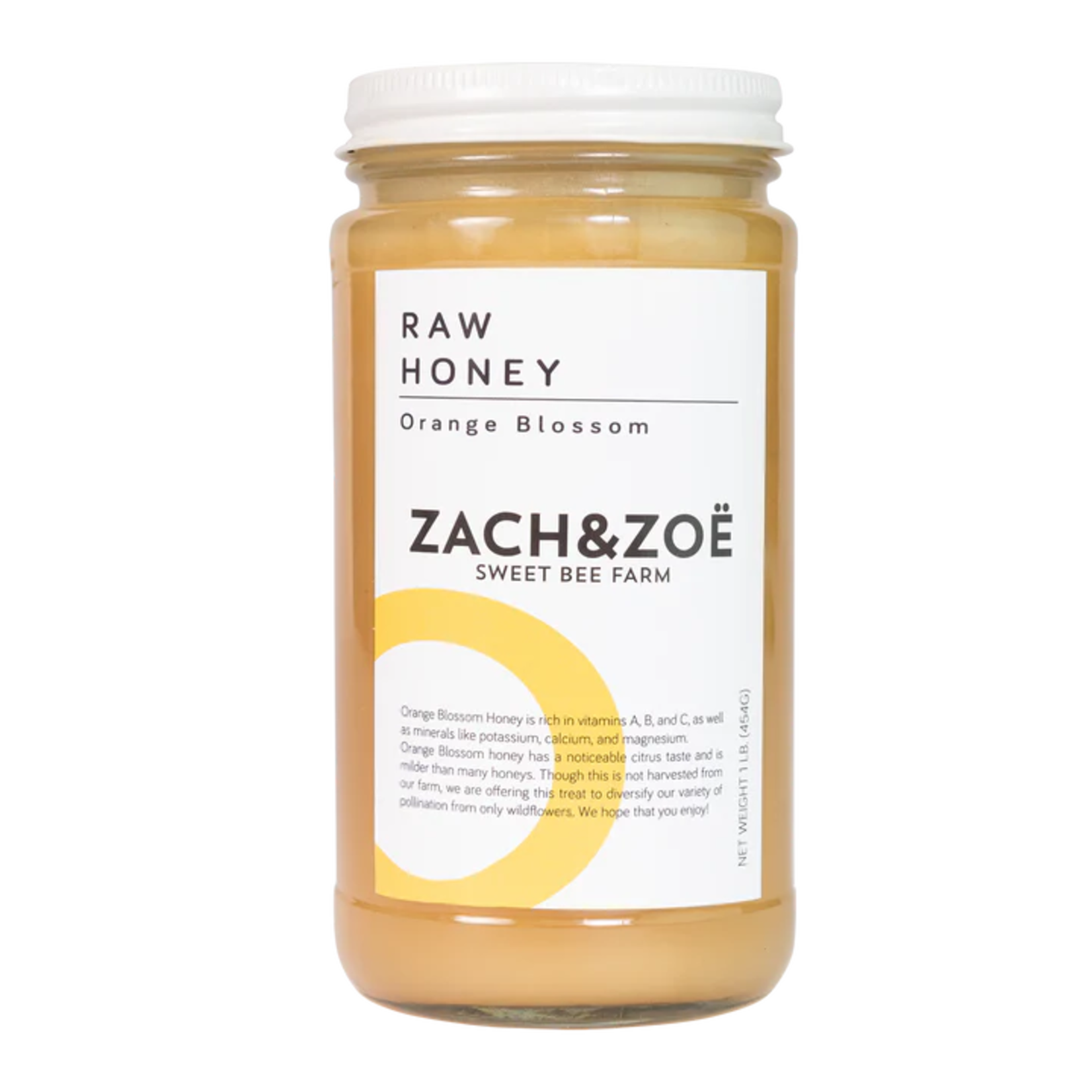 Zach&Zoe Creamed Orange Blossom Honey