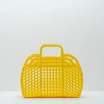 JustforZo Boutique Large Retro Jelly Bag- Yellow