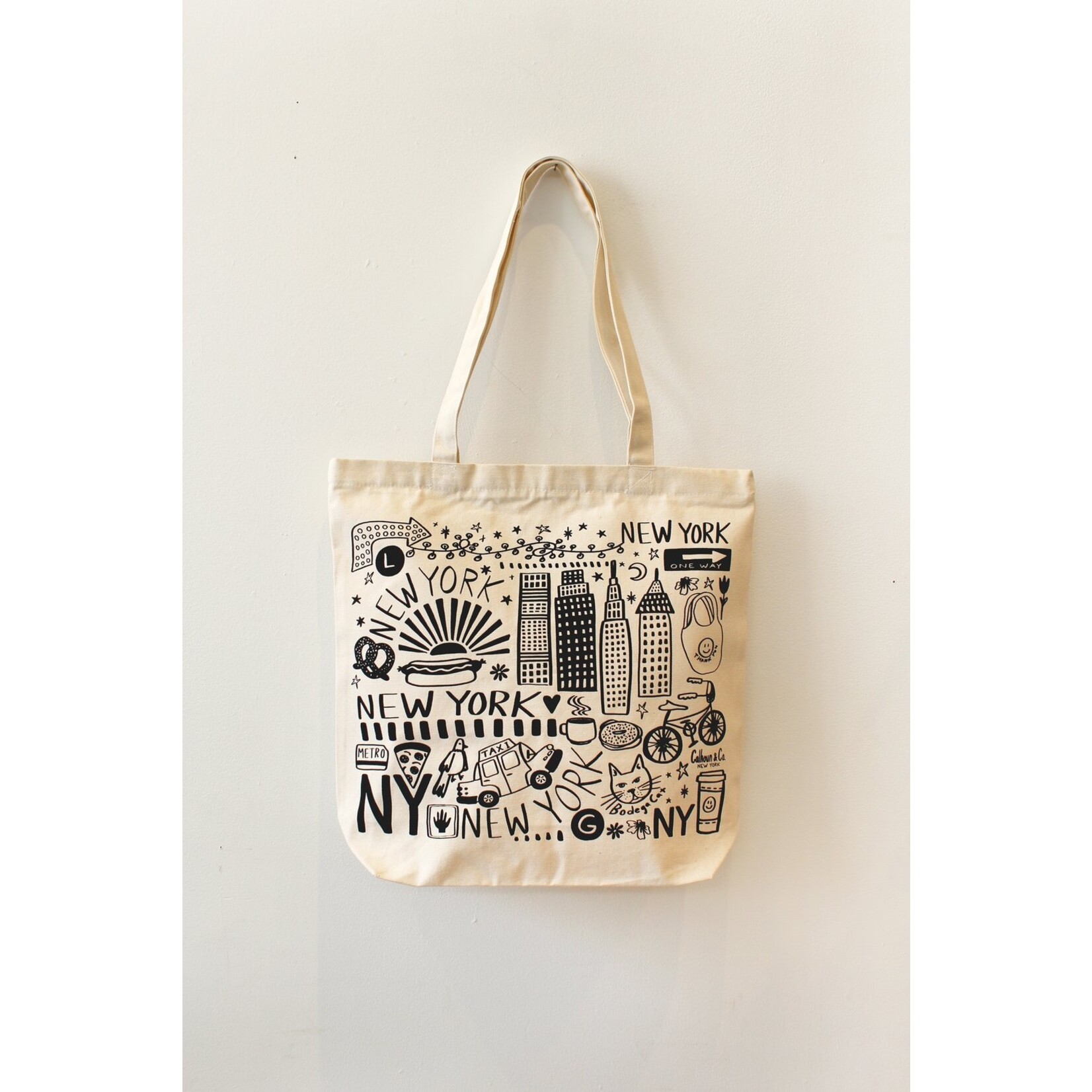 Calhoun &  Co New York City Canvas Tote Bag