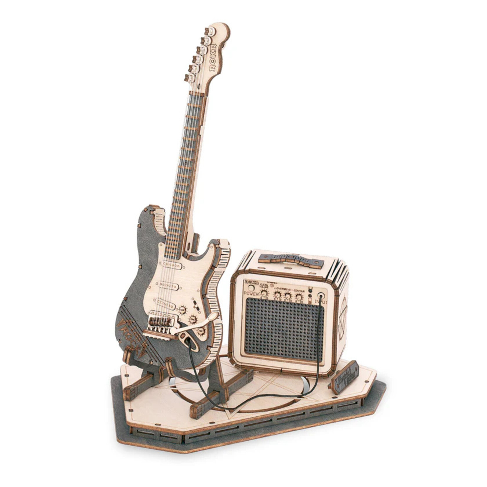 Hands Craft 3D Wooden Puzzle- Electric Guitar