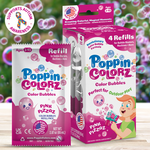South Beach Bubbles PoppinColorz Bubbles 14oz Refill Pouch- Pink Pizzaz