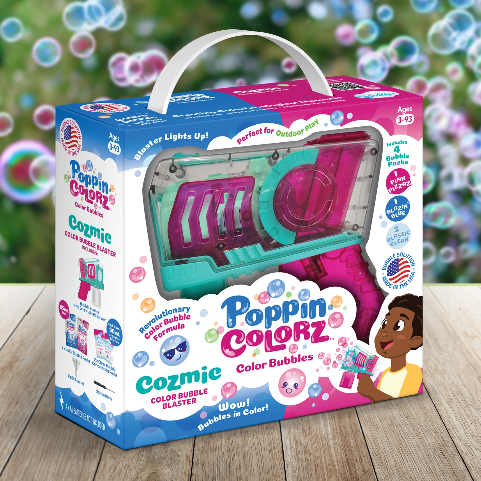 South Beach Bubbles PoppinColorz Cozmic Color Bubble Blaster