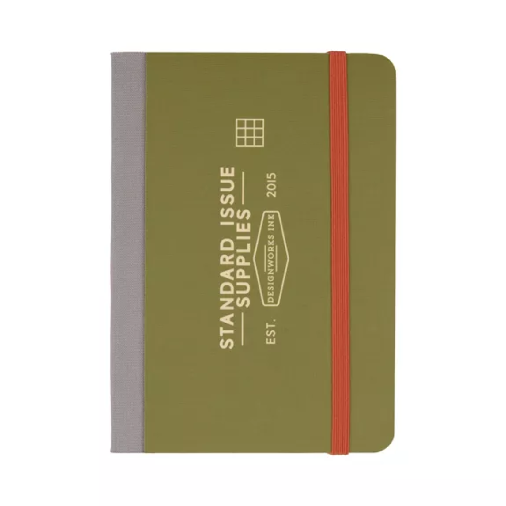 Designworks Ink Army Green + Chili Standard Issue Pocket Journal
